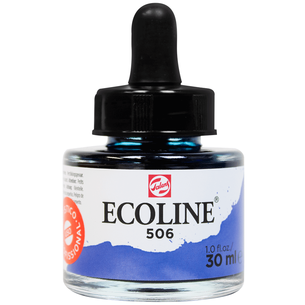 Aquarela Líquida Ecoline Talens 30ml 506 Ultramarine Deep